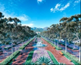 Praça Getúlio Vargas inicia obras de revitalização com montagem de canteiro. | Jornal A Voz da Serra
